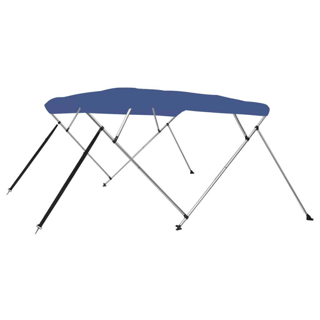Vidaxl biminitop 4-bogen 243x196x137 cm blauw