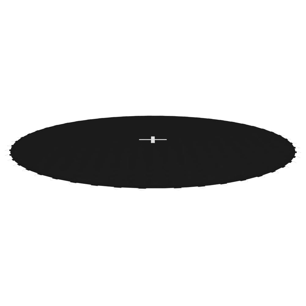 Vidaxl springmat voor 10 voet 3,05 m ronde trampoline stof zwart