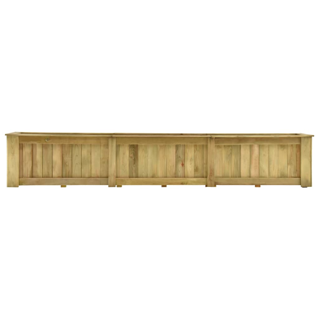 VidaXL Plantenbak geïmpregneerd groenhout 291x50x50 cm