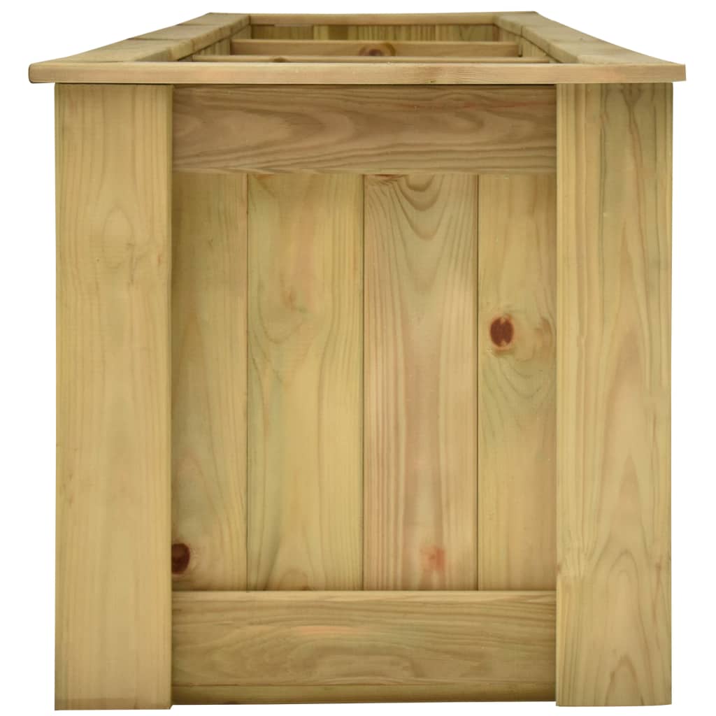 VidaXL Plantenbak geïmpregneerd groenhout 291x50x50 cm