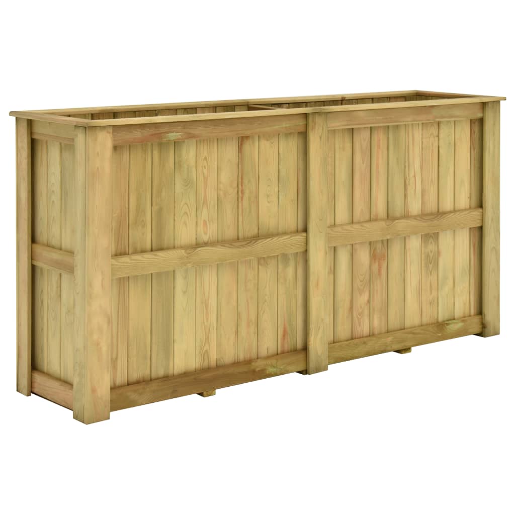 VidaXL Plantenbak geïmpregneerd groenhout 196x50x100 cm