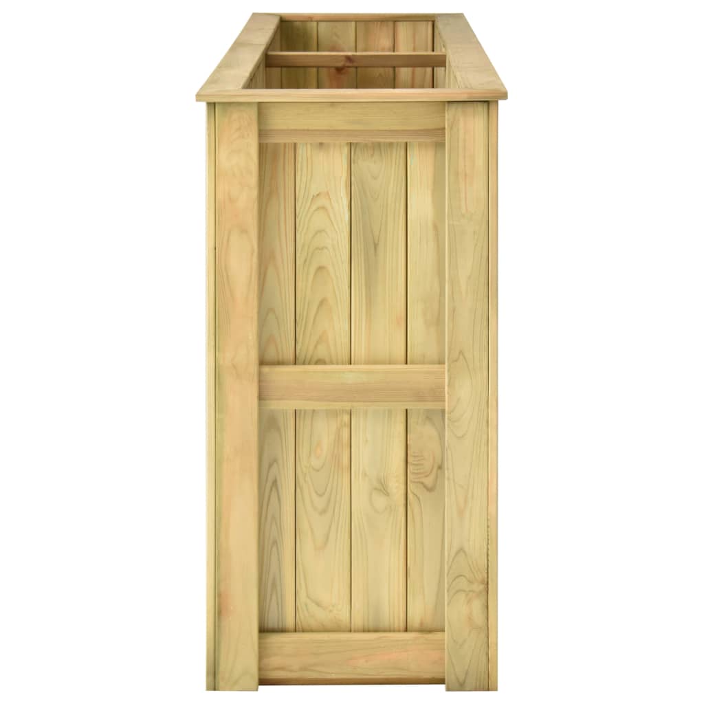 VidaXL Plantenbak geïmpregneerd groenhout 196x50x100 cm