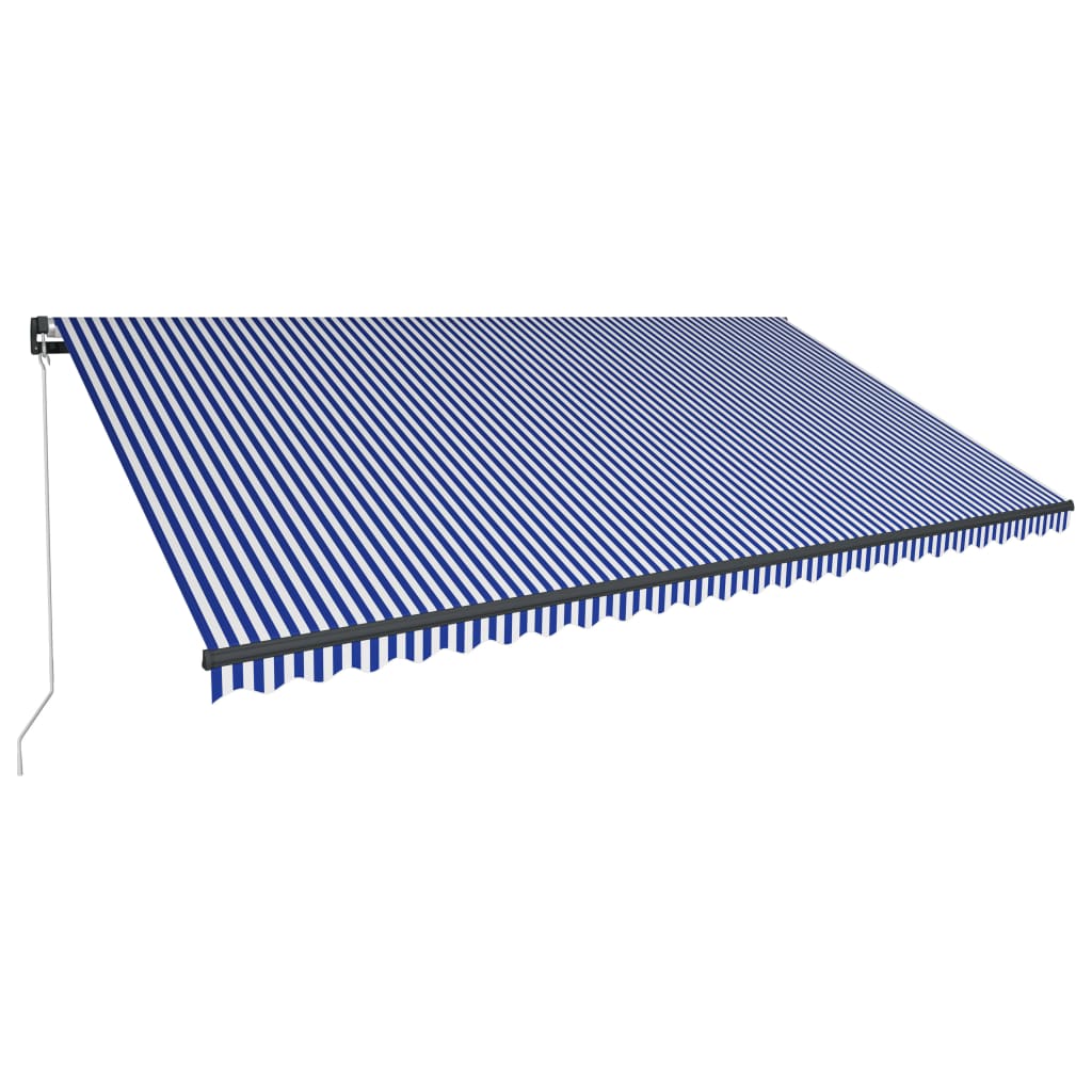 VidaXL Luifel handmatig uittrekbaar met LED 600x300 cm
