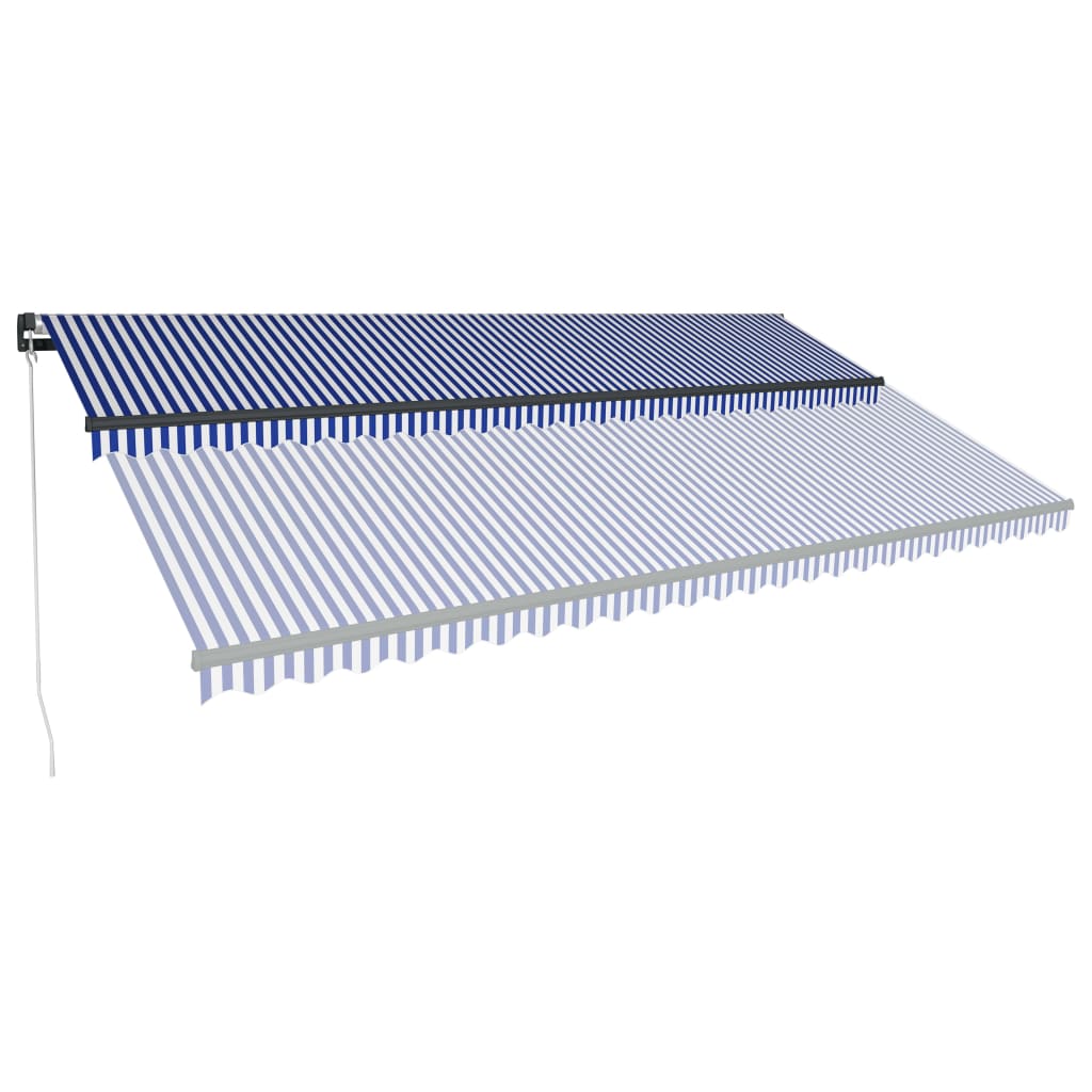 VidaXL Luifel handmatig uittrekbaar met LED 600x300 cm
