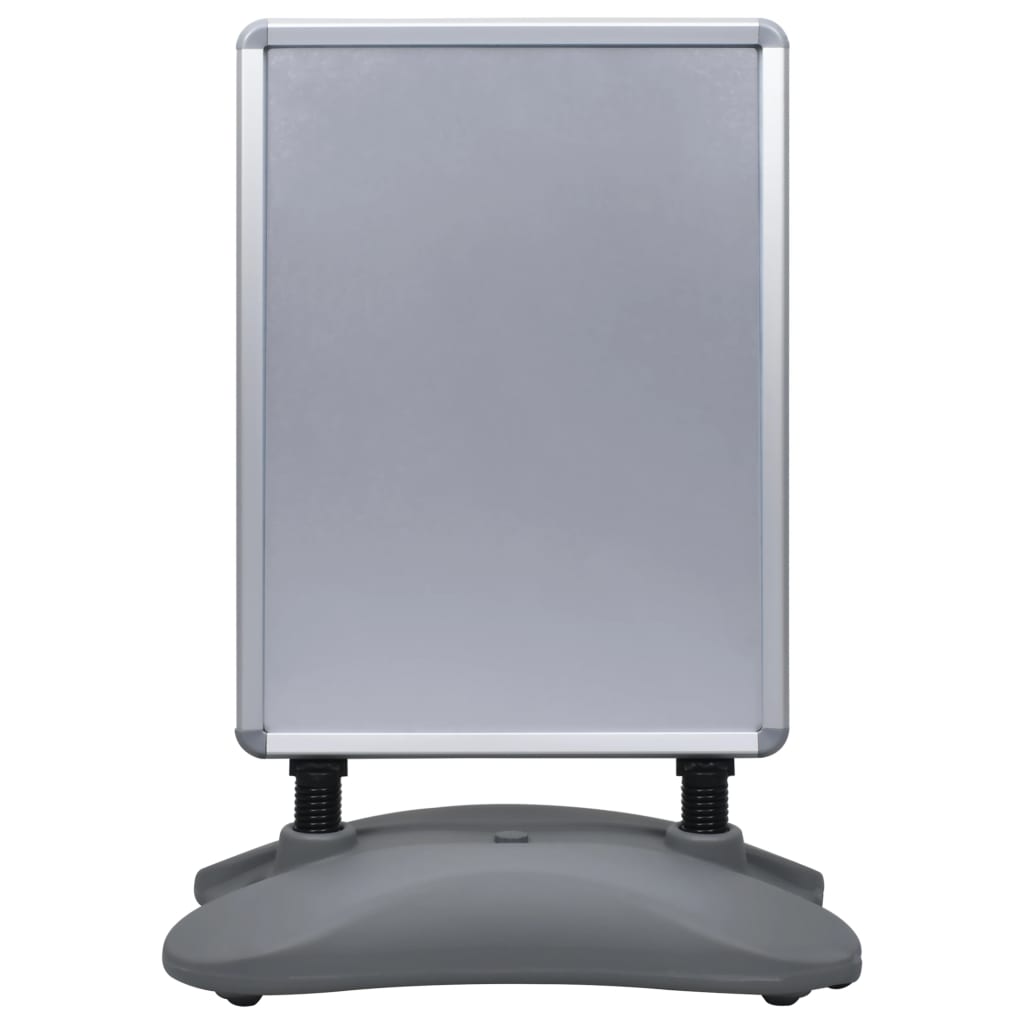 Vidaxl posterstandaard a1 waterdichte aluminiumlegering grijs