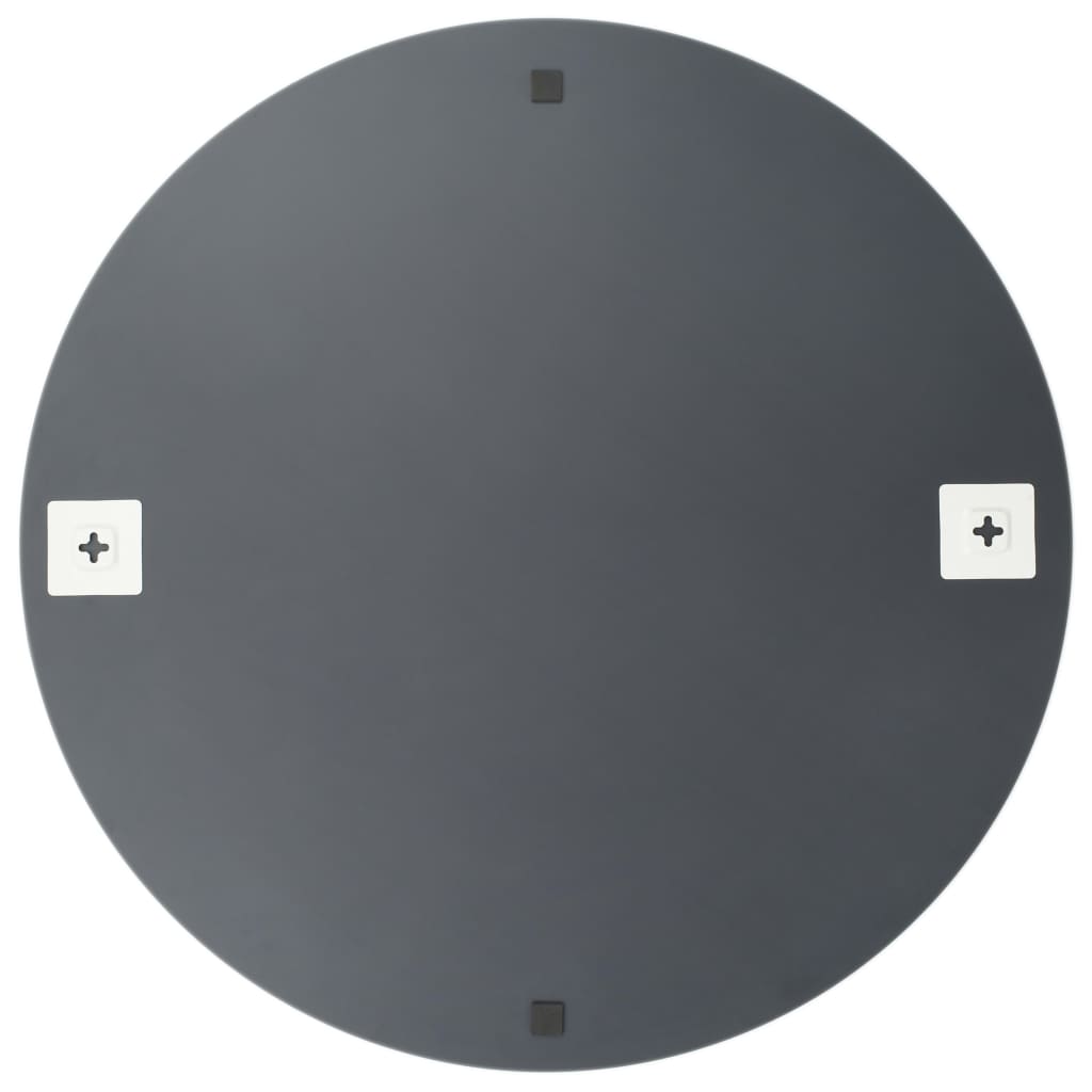 Vidaxl wandspiegels 2 st rond 50 cm glas