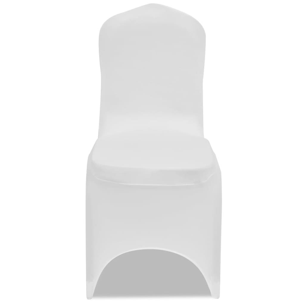 Vidaxl stoelhoezen stretch 24 st wit