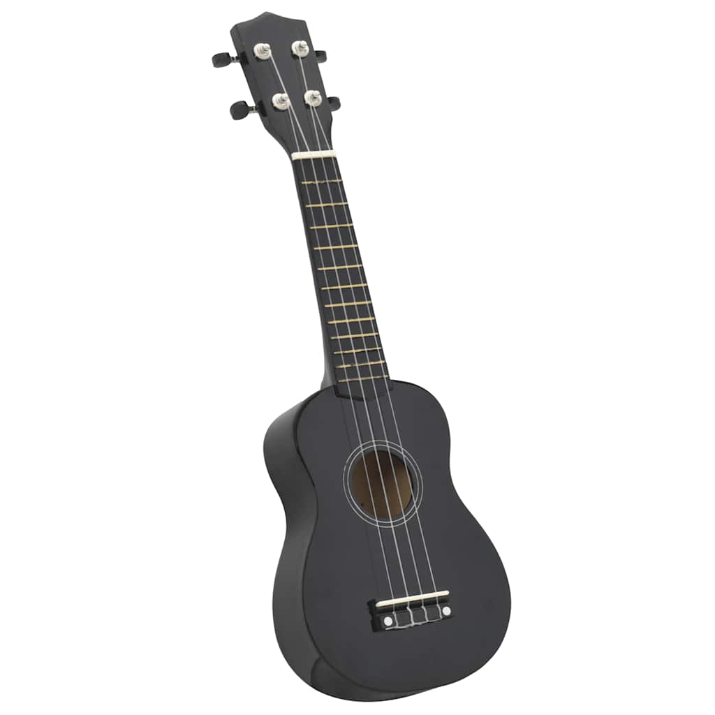 Vidaxl ukeleleset met tas voor kinderen sopraan 23'' zwart