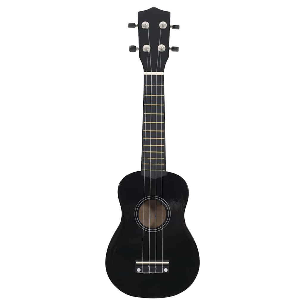 Vidaxl ukeleleset met tas voor kinderen sopraan 23'' zwart