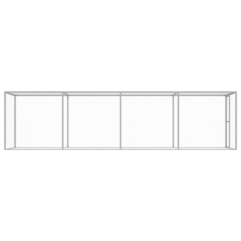 VidaXL Kattenkooi 6x1,5x1,5m gegalvaniseerd staal