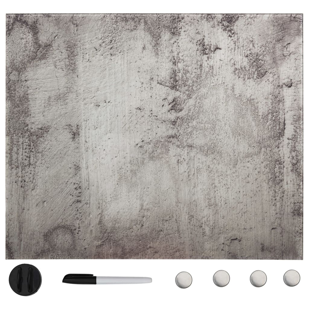 Vidaxl magneetbord wandmontage 60x60 cm glas