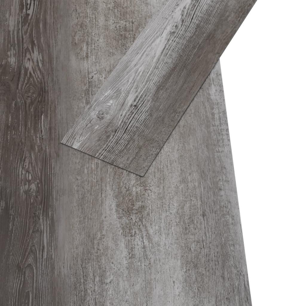 VidaXL Vloerplanken niet-zelfklevende 4,46 m² 3 mm PVC gestreept hout