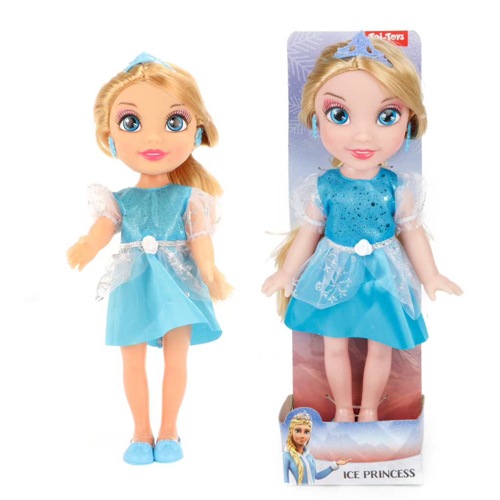 IJsprinses Pop Blauw, 30cm