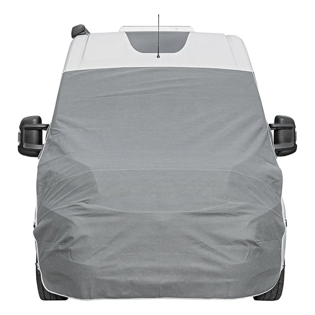 Proplus raamafdekking voor fiat ducato vanaf 2006 - nonwoven - voorruitfolie - zonbescherming - voorruitafdekking - eenvoudige bevestigen - privacy en bescherming - tegen hitte en kou - inclusief bevestigingstrips