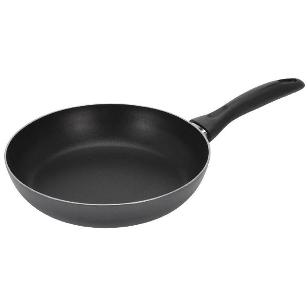 Excellent houseware aluminium koekenpan 28 cm zwart