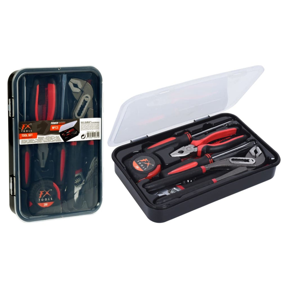Fx-tools 9-delige gereedschapsset in koffer