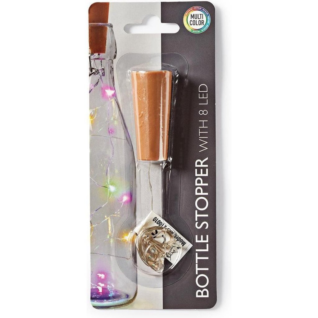 Sia flessenstop lichtsnoer met 8 veelkleurige ledlampjes ip44