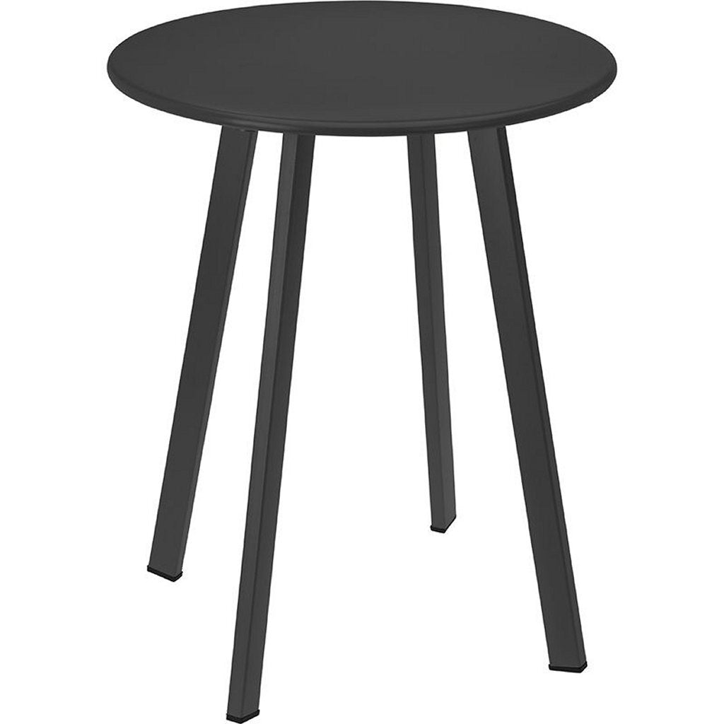 Pro tuin metalen tafel 40x49 cm mat donkergrijs