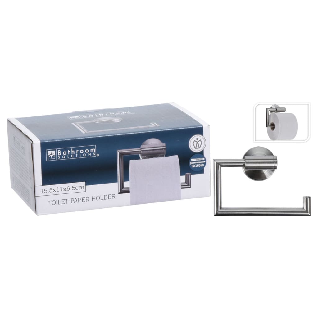 Badkameroplossingen Badkameroplossingen Toiletrolhouder 15,5x6,5x11 cm