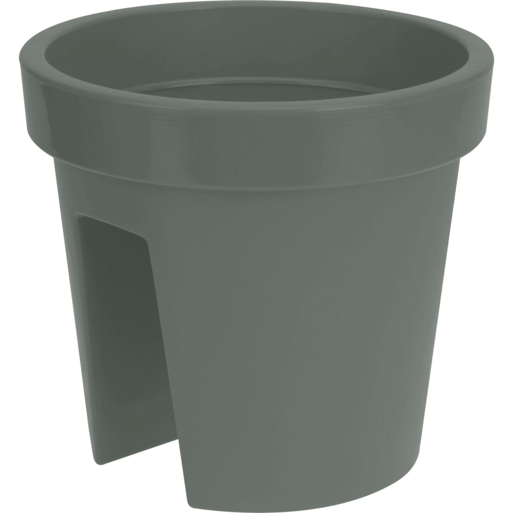 Basis ronde balkonbak 28 cm groen