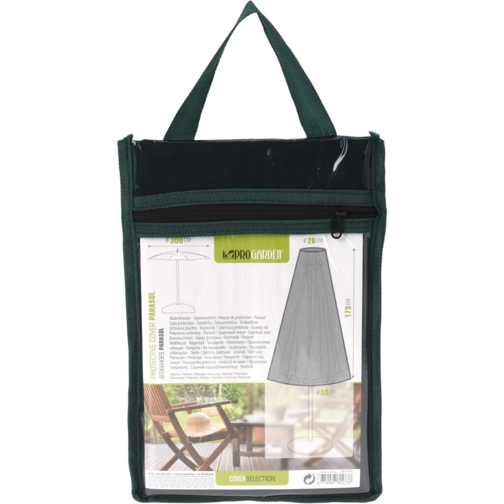 Pro tuin afdekhoes voor parasol 175 x 28 x 50 cm