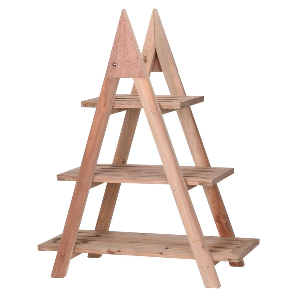 HS Collection HS Collection Plantenrek met 3 niveaus 48x32x79 cm hout