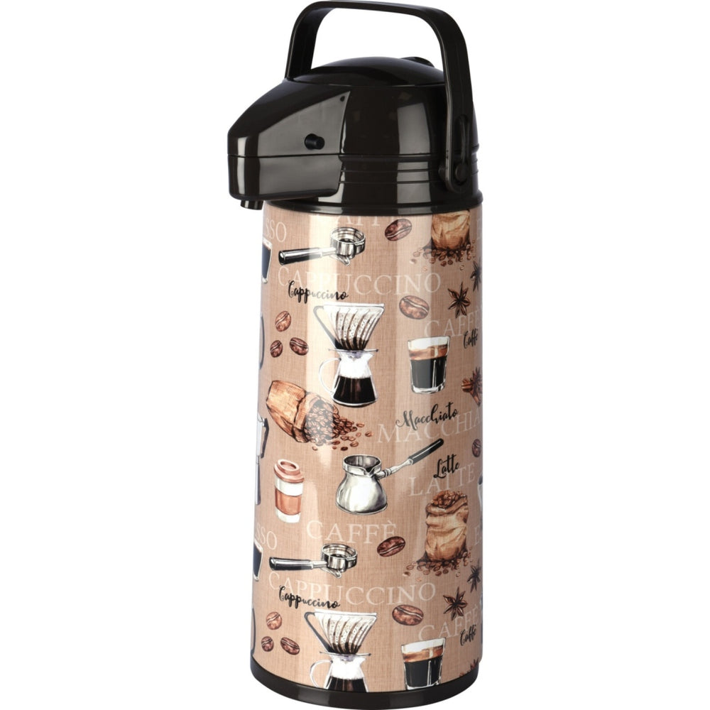 Basis Thermoskan Koffiedesign met Pomp 1,9L