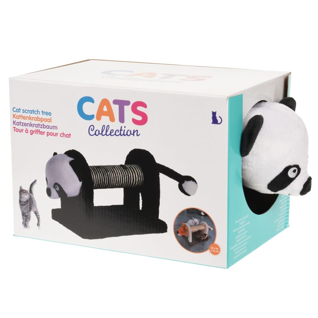 Huisdierencollectie Huisdierencollectie Kattenkrabpaal Panda 51x16x16 cm