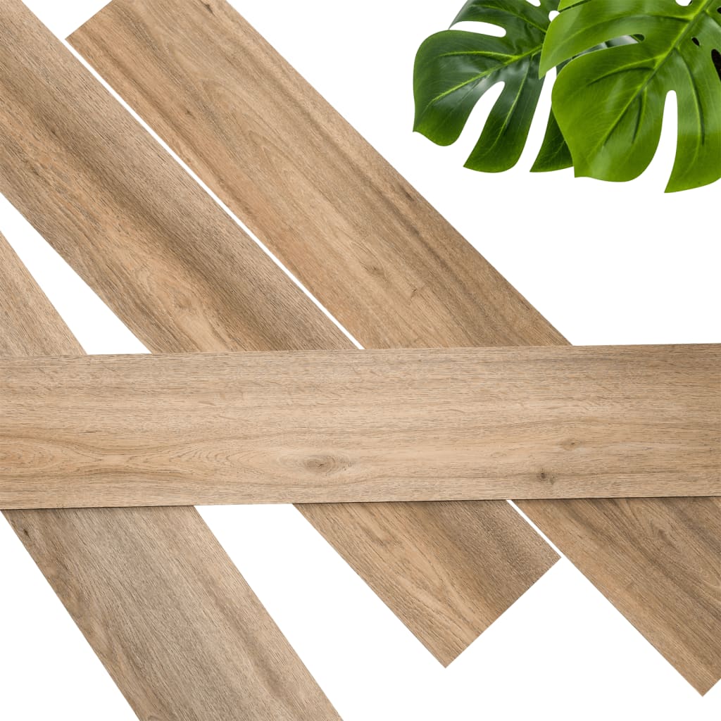 WallArt WallArt Planken houtlook natuurlijk eiken lichtbruin
