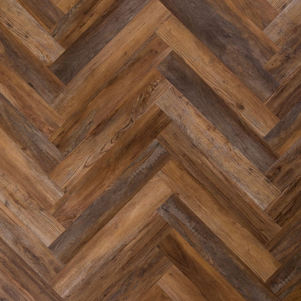 Wandkunst planken hout-look schuurhout eiken omberbruin