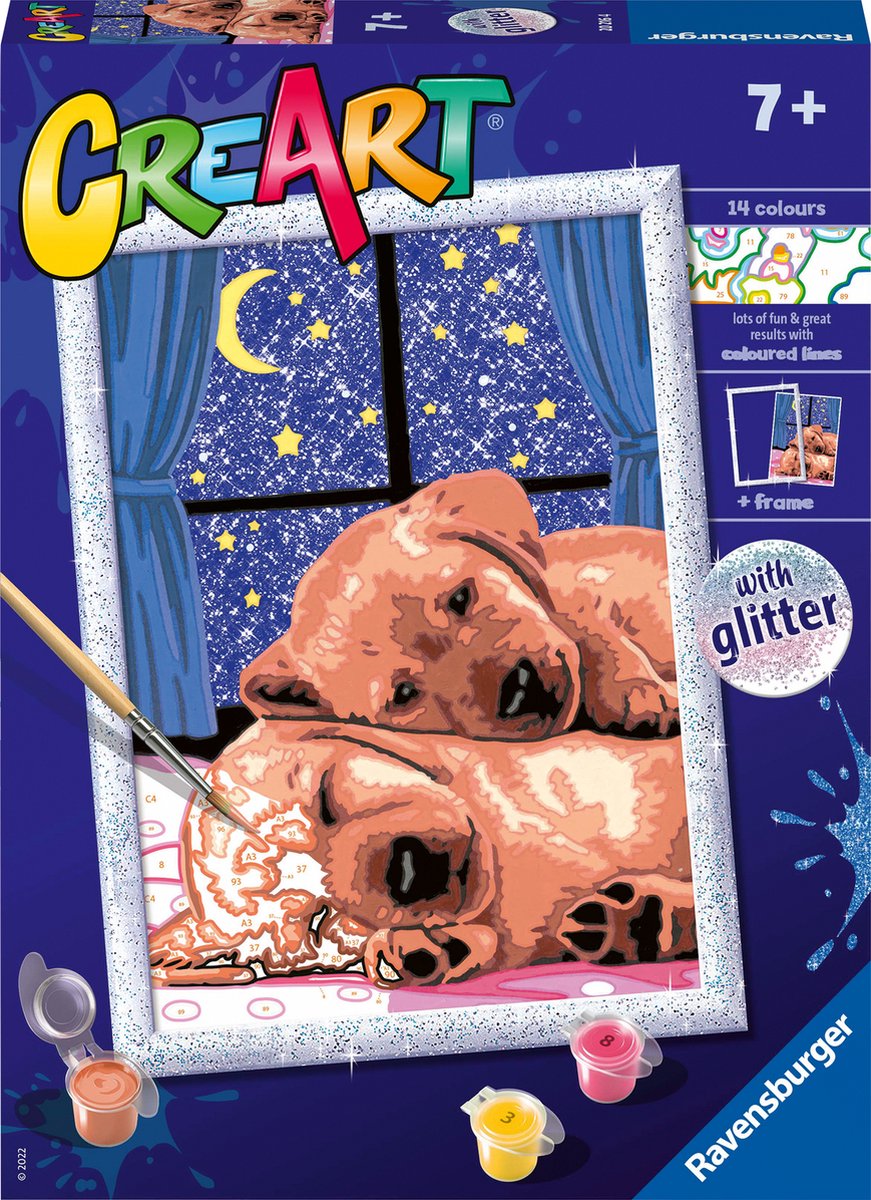 Ravensburger CreArt Sleep Well! - paint by number for children