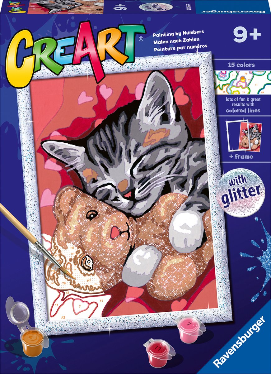 Ravensburger CreArt Peaceful Cat Paint by Numbers