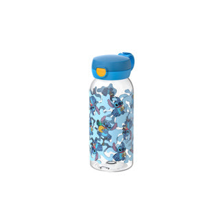 Mepal drinkfles met flipdop campus - 600 ml - waterfles kinderen - lekdicht - hygiënische deksel - stitch