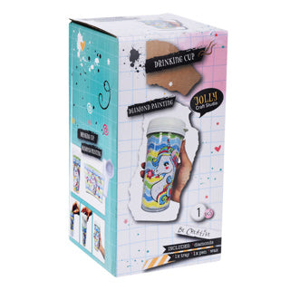 Maak je eigen drinkbeker diamantschilderij
