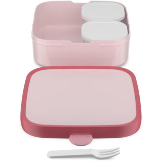 Bento lunchbox campus groot - stoer roze