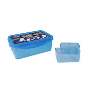 Studio 100 k3 broodtrommel met extra doosjes blauw
