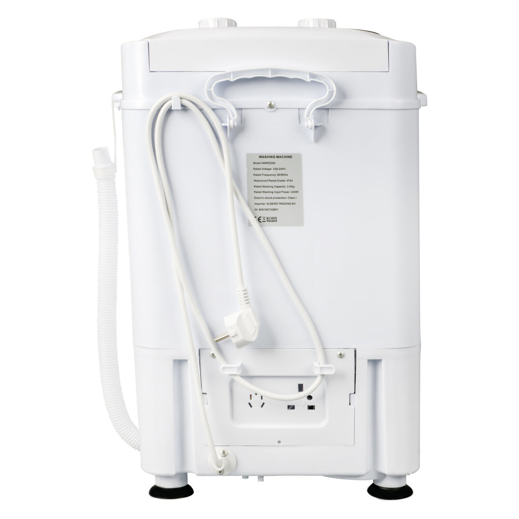 Salora wmr3350 compacte wasmachine wit zwart