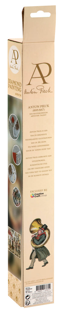 Grafische diamantschildering Anton Pieck Fanfare 40x50cm