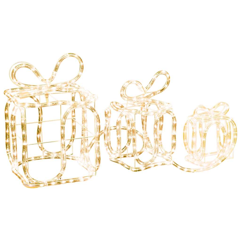Vidaxl kerstverlichting voor binnen en buiten cadeaudozen 180 led's