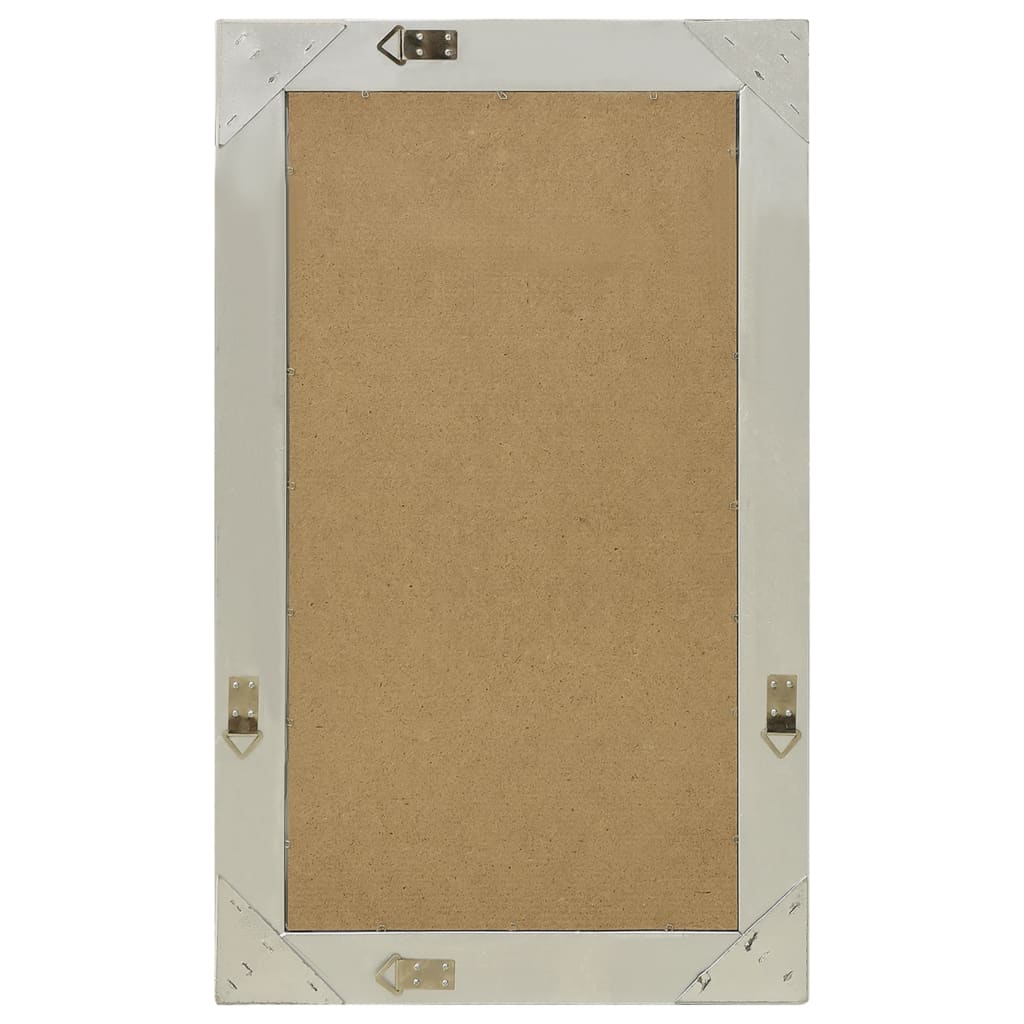 Vidaxl wandspiegel barok stijl 50x80 cm zilverkleurig