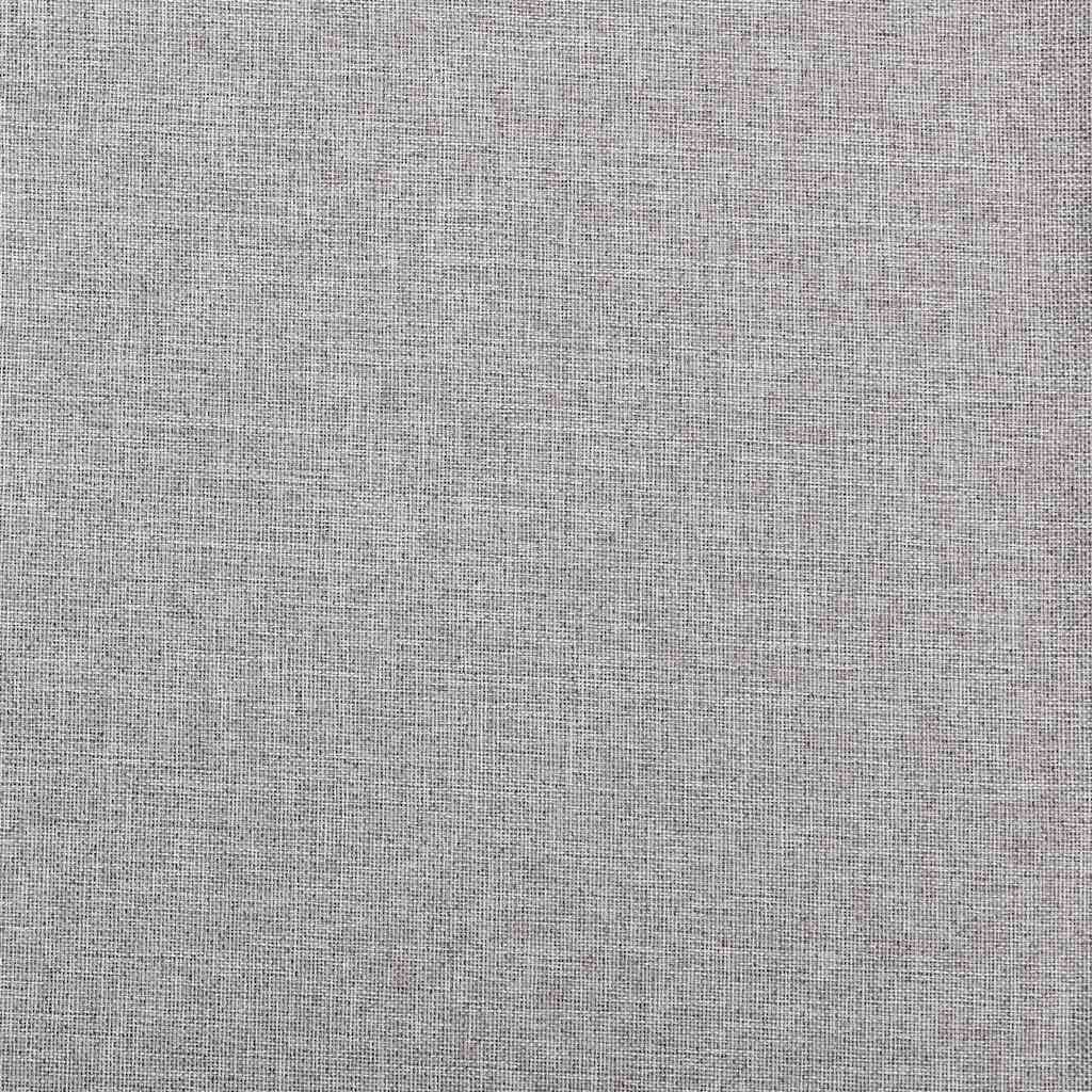 Vidaxl gordijnen linnenlook verduisterend haken 2 st 140x225 cm grijs