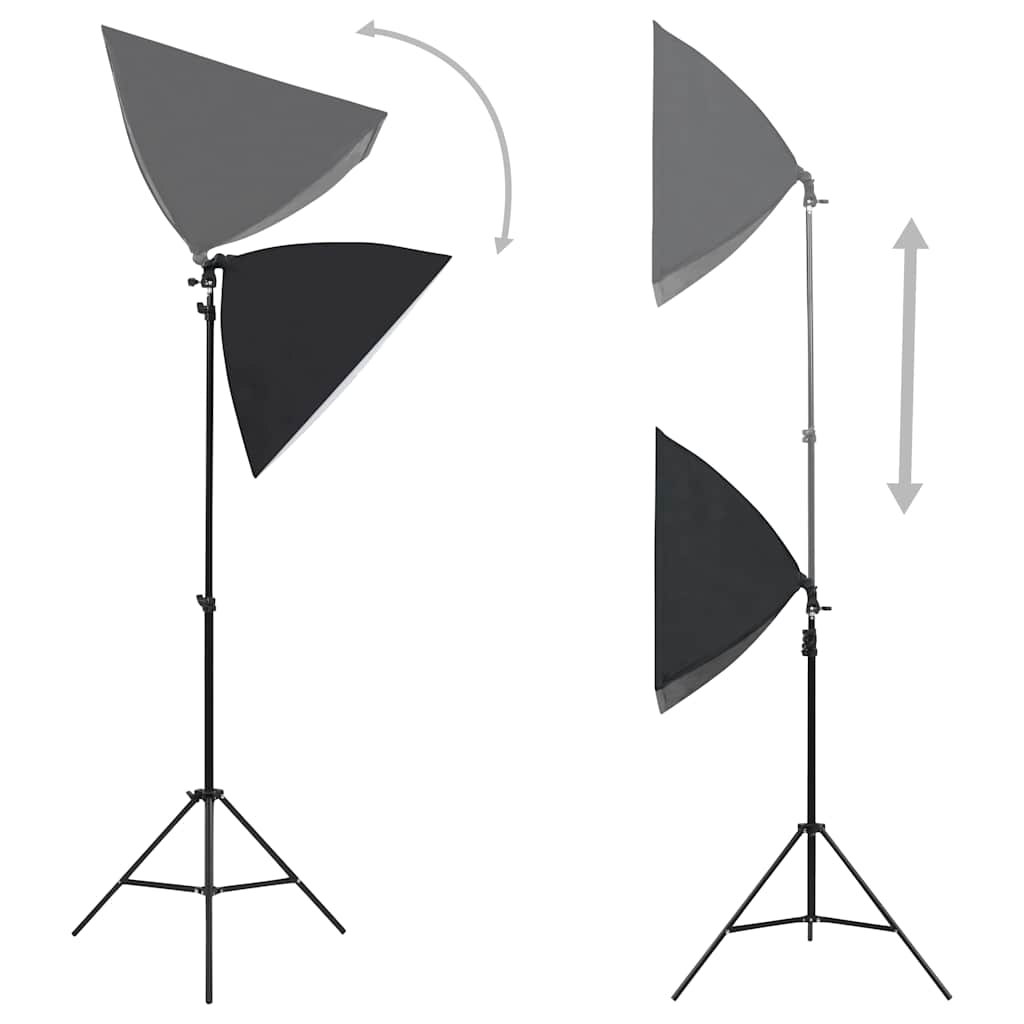 Vidaxl fotostudioset met softboxlampen en achtergrond