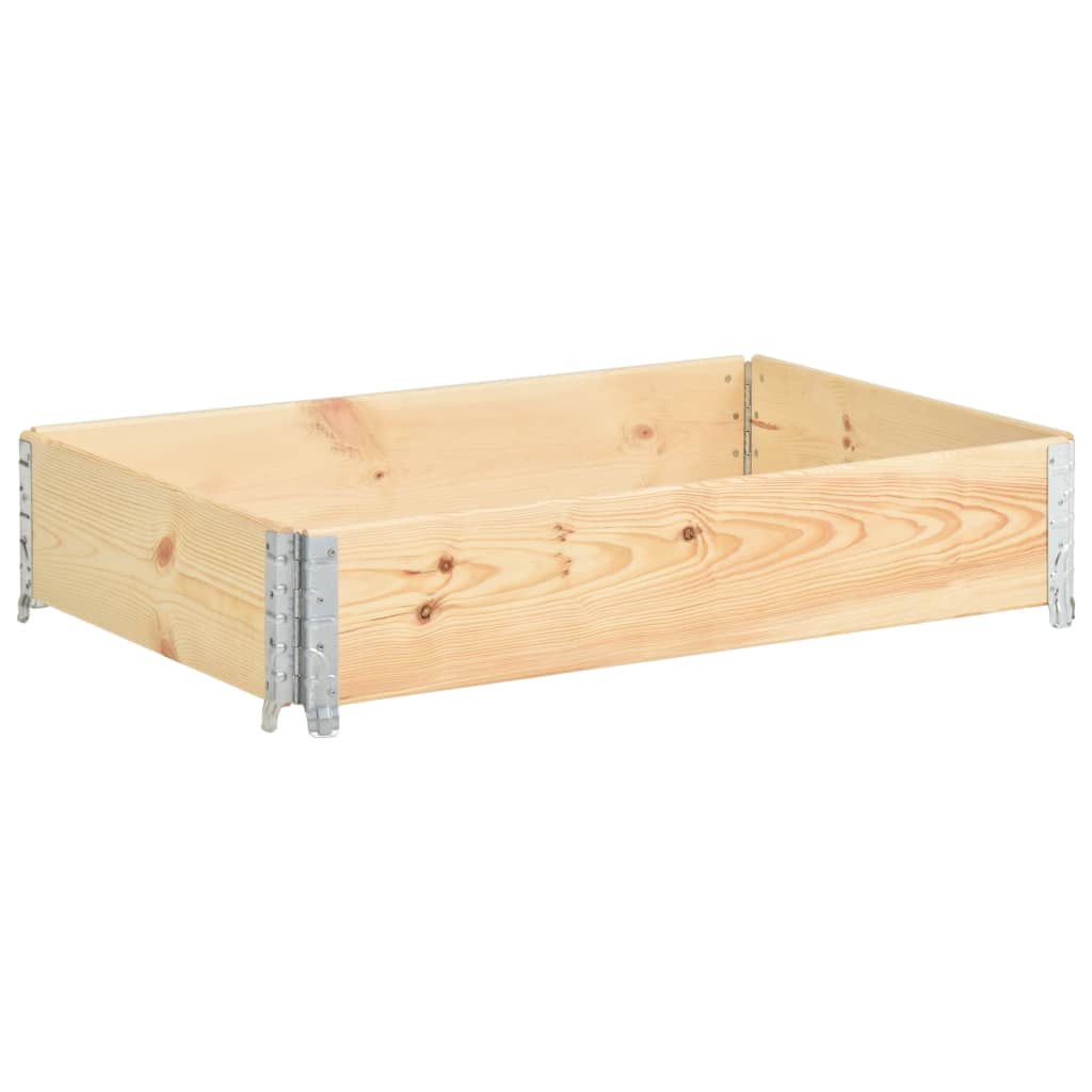 Vidaxl plantenbak 50x100 cm massief groenhout