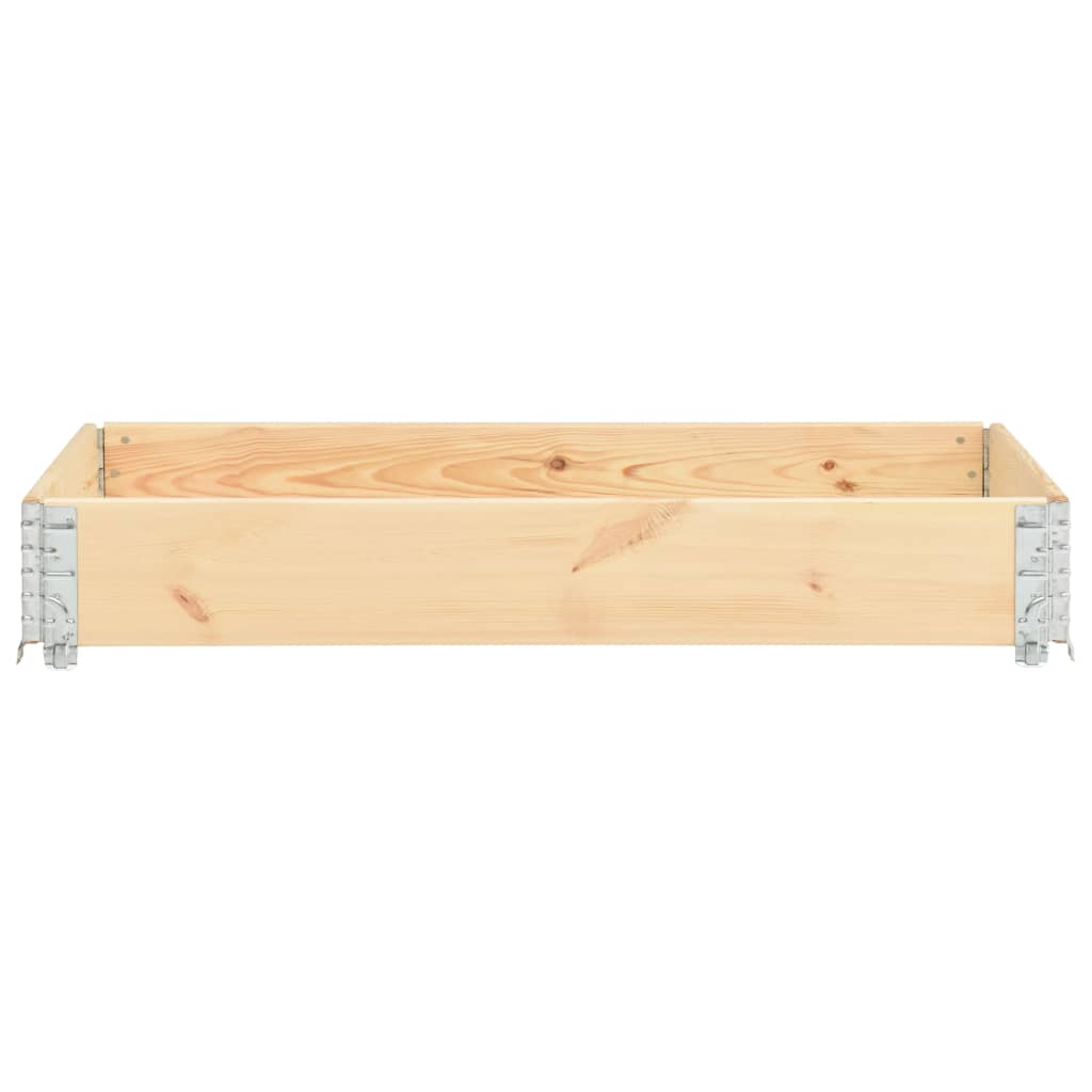 Vidaxl plantenbak 50x150 cm massief groenhout