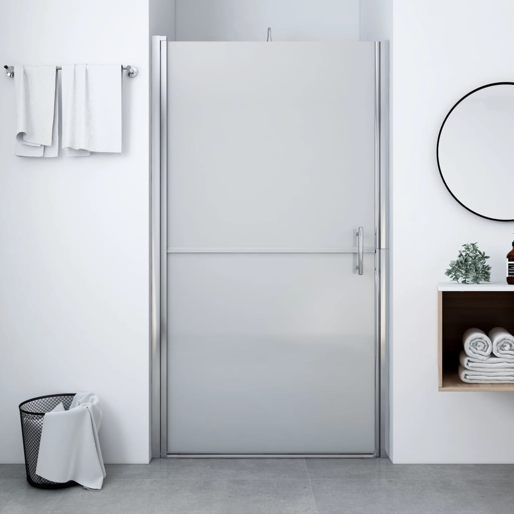 Vidaxl douchedeurmat 100x178 cm gehard glas