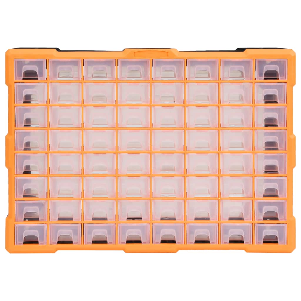Vidaxl organizer met 64 lades 52x16x37,5 cm