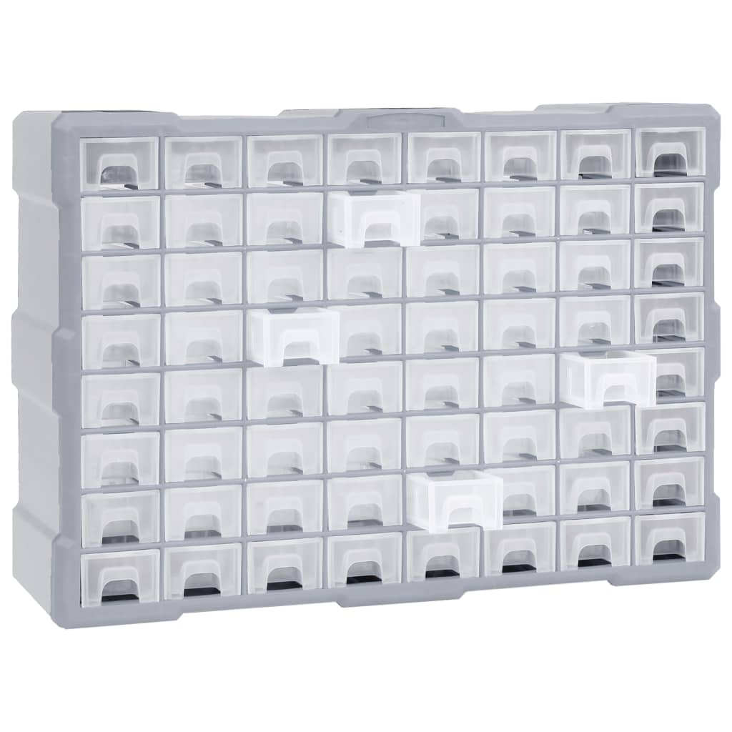 Vidaxl organizer met 64 lades 52x16x37,5 cm