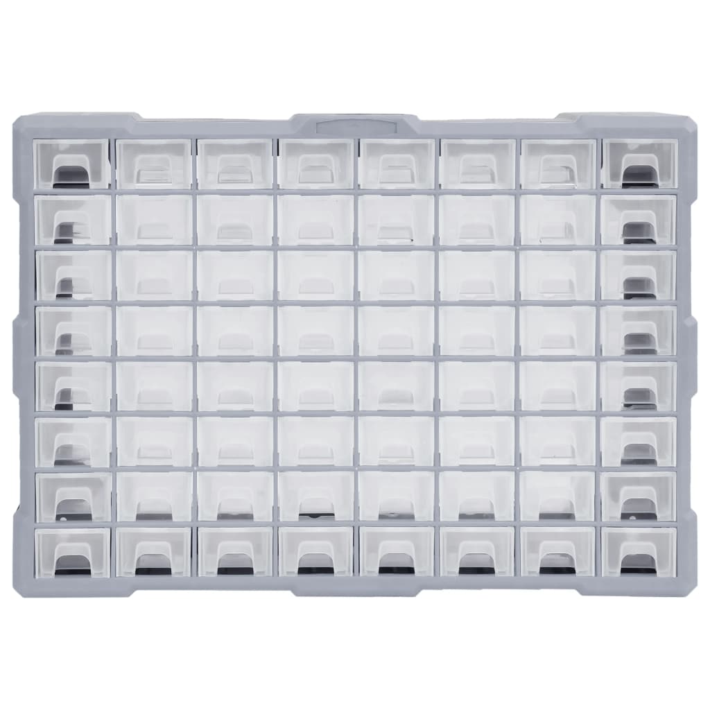 Vidaxl organizer met 64 lades 52x16x37,5 cm