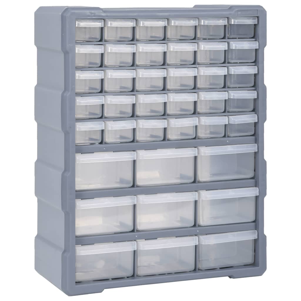 Vidaxl organizer met 39 lades 38x16x47 cm
