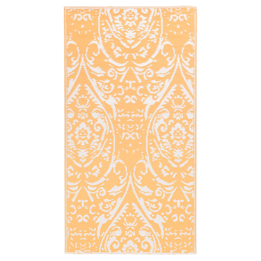 Vidaxl buitenkleed arakil 160x230 cm pp oranje en wit